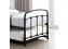 3ft Single Retro Black Overnight Guest Bed Frame 3
